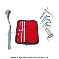 Hegar uterine dilator 3 pieces set,3-4, 7-8, 11-12, pinwheel, grave 3pcs, collin large